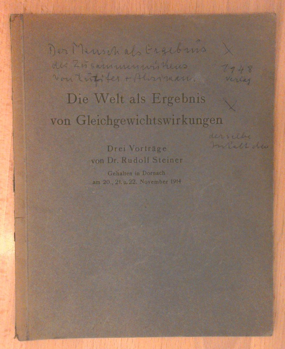 Die Welt als Ergebnis von Gleichgewichtswirkungen.