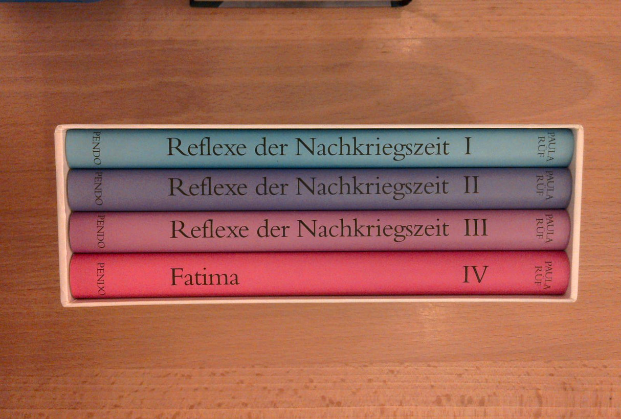 Reflexe der Nachkriegszeit I-IV. 4 Bände in Schuber.