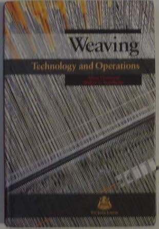 Weaving Technology and Operations cover image