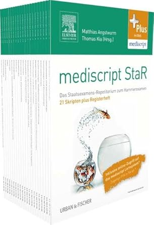 mediscript StaR Skripten-Paket Hammerexamen mit Registerheft: Das Staatsexamens-Repetitorium zum Hammerexamen. 21 Skripten plus Registerheft. Plus im ... Online-Zugriff auf das mediscript Lernsystem cover image