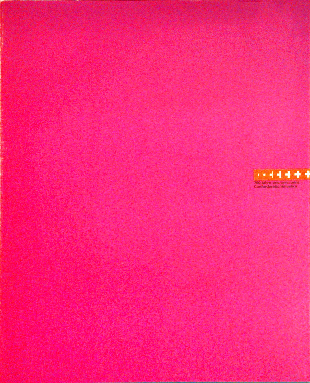 700 Jahre / ans / Anni / onns Confoederatio Helvetica (10 Bände)