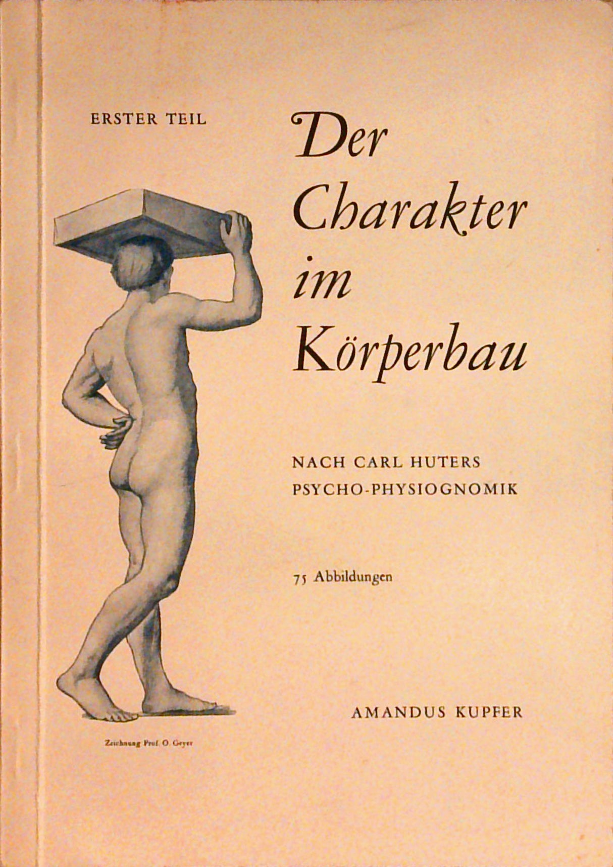 Der Charakter im Körperbau nach Carl Huters Psycho-Physiognomik. Erster Teil.