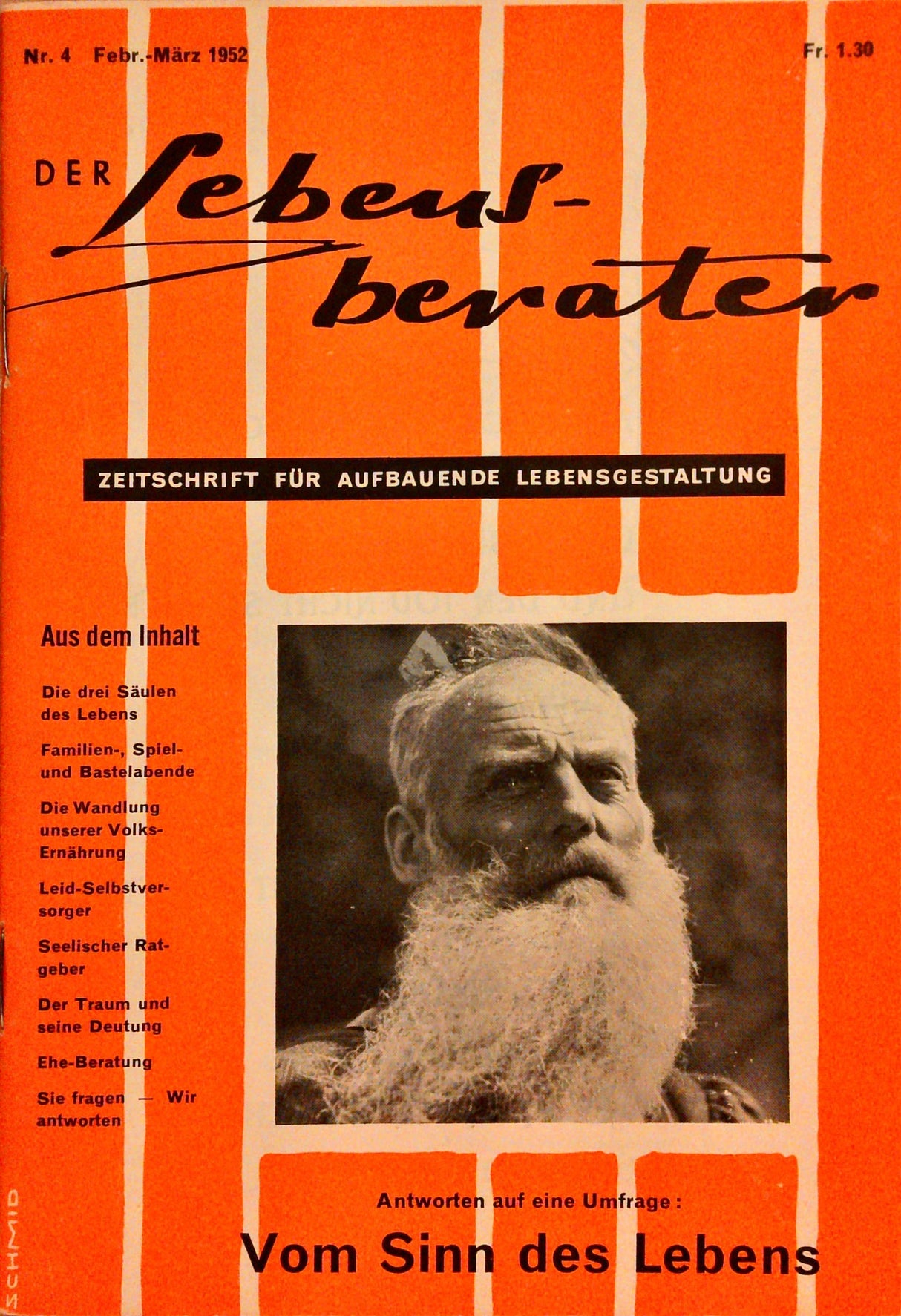 Konvolut: Der Lebens-Berater (Lebensberater) : Die Zeitschrift des neuen Zeitalters, Nummern 1 - 10