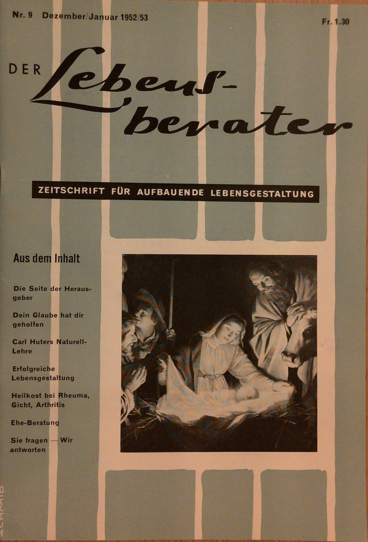 Konvolut: Der Lebens-Berater (Lebensberater) : Die Zeitschrift des neuen Zeitalters, Nummern 1 - 10