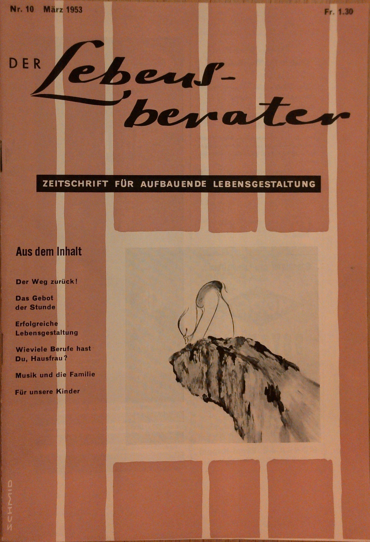Konvolut: Der Lebens-Berater (Lebensberater) : Die Zeitschrift des neuen Zeitalters, Nummern 1 - 10