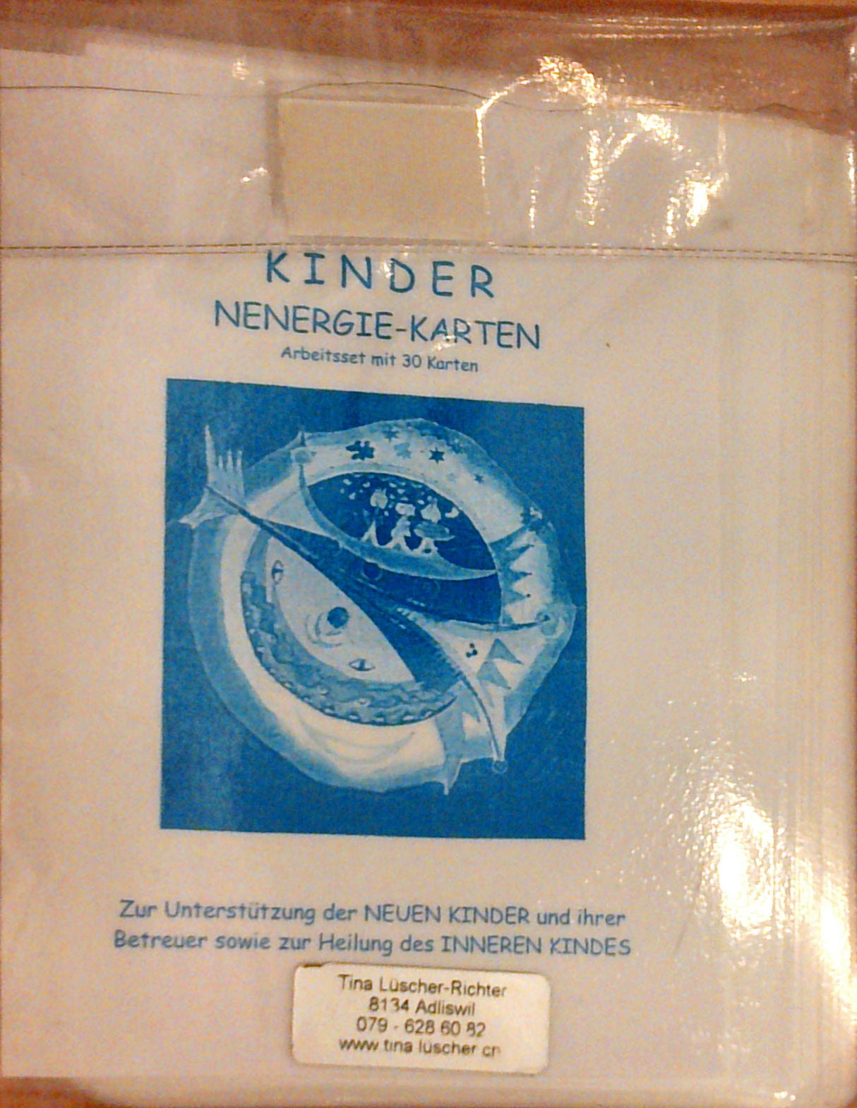 Kinder Nenergie-Karten. Arbeitsset mit 30 Karten + Buch zum Kartenset