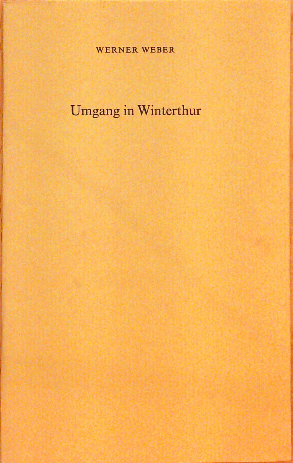 Umgang in Winterthur.