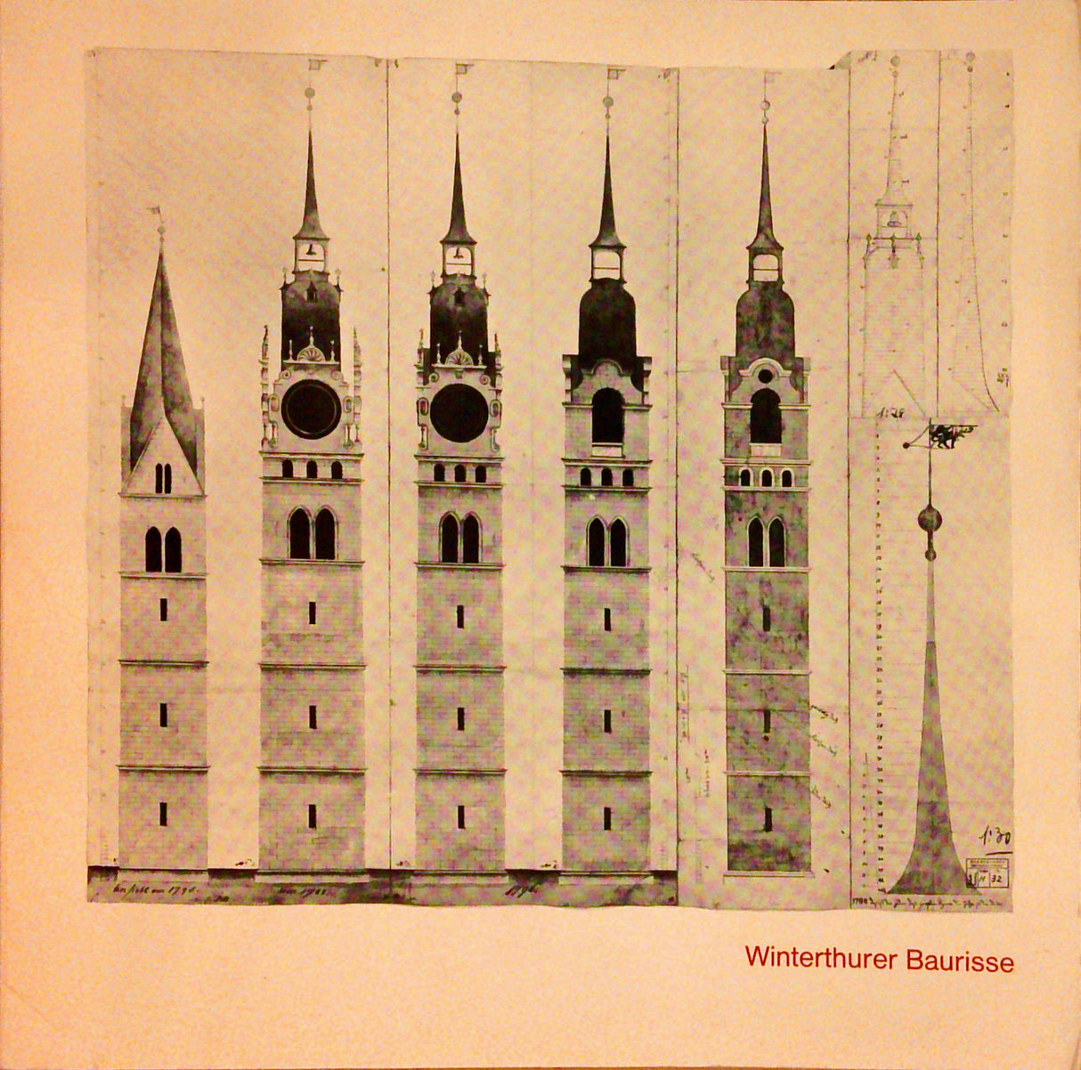 Winterthurer Baurisse 1770-1870.