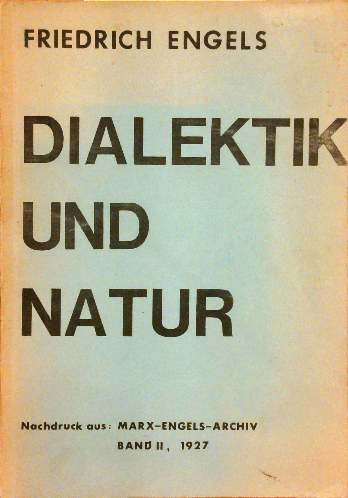 Dialektik und Natur
