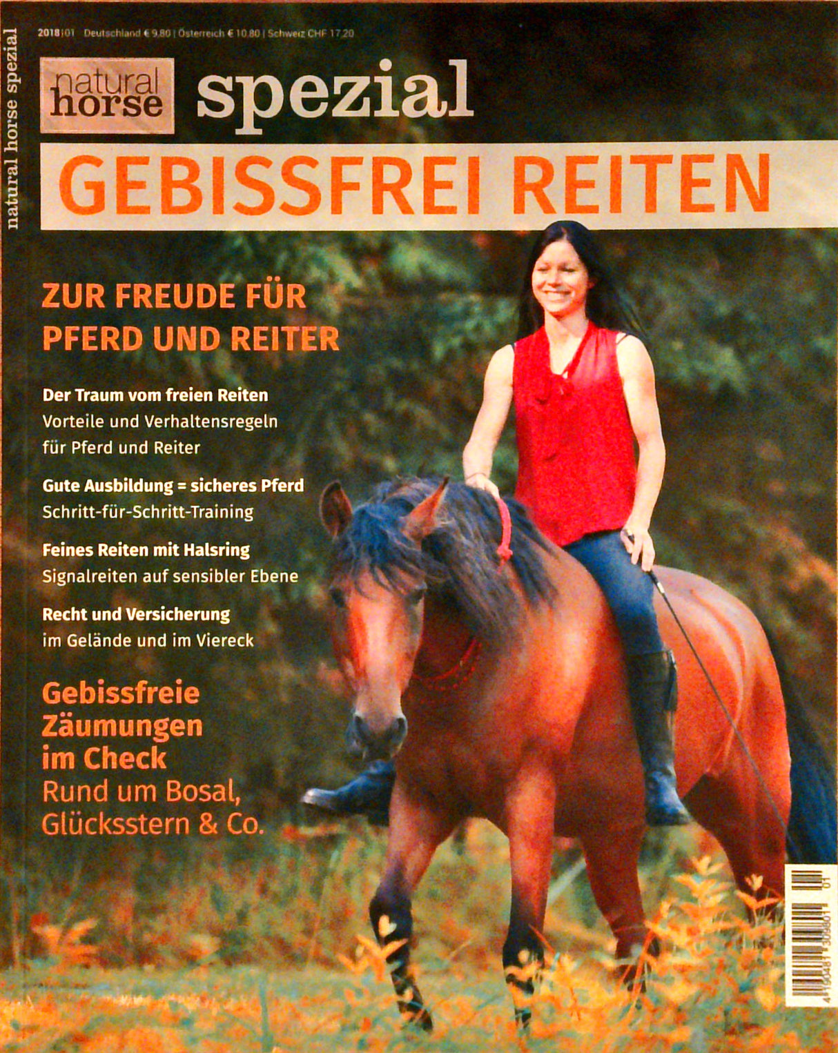 Natural Horse. Über den achtsamen Umgang mit Pferden. 1. - 4. 2018 + SPEZIAL 2018. 5 Bände.