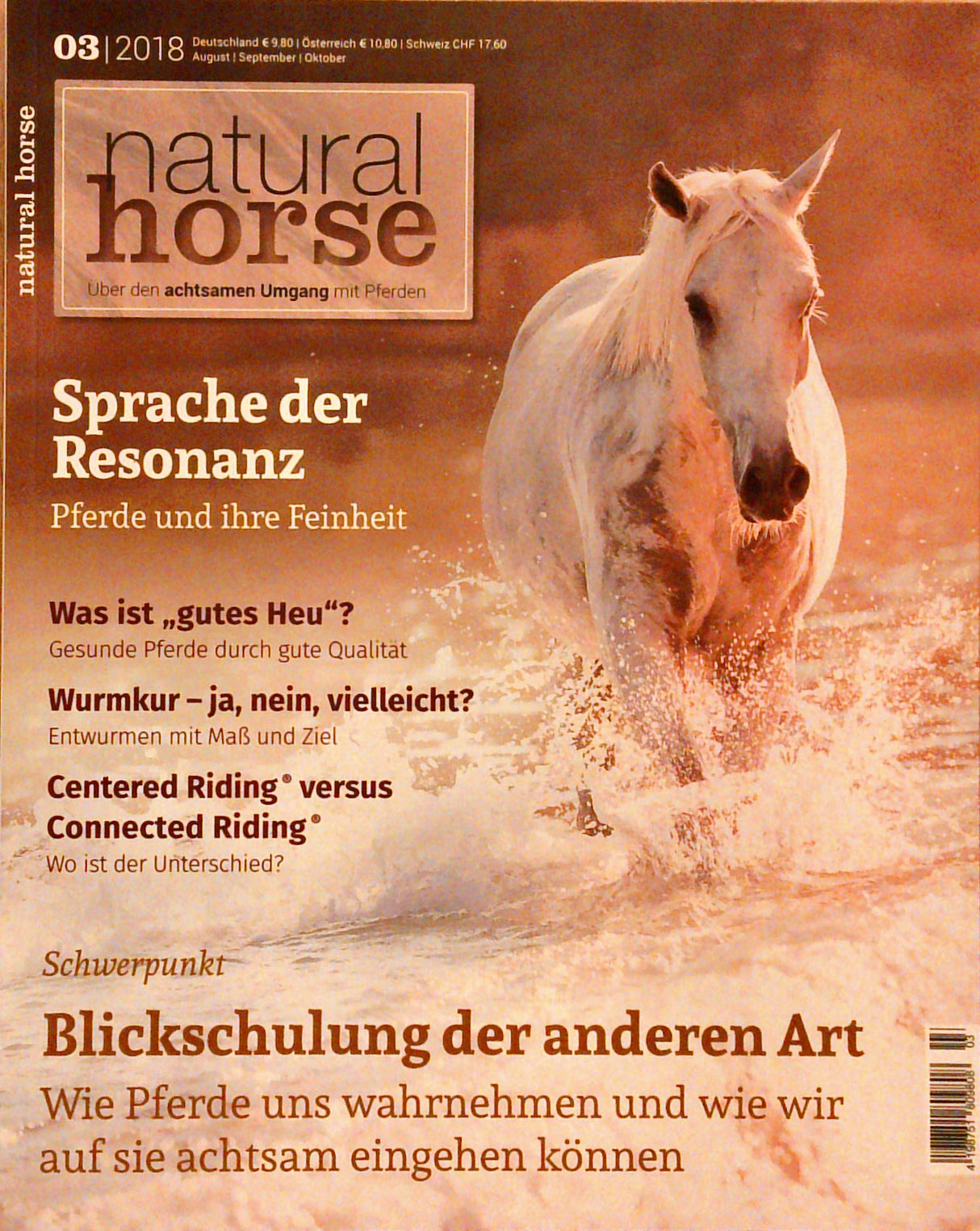 Natural Horse. Über den achtsamen Umgang mit Pferden. 1. - 4. 2018 + SPEZIAL 2018. 5 Bände.