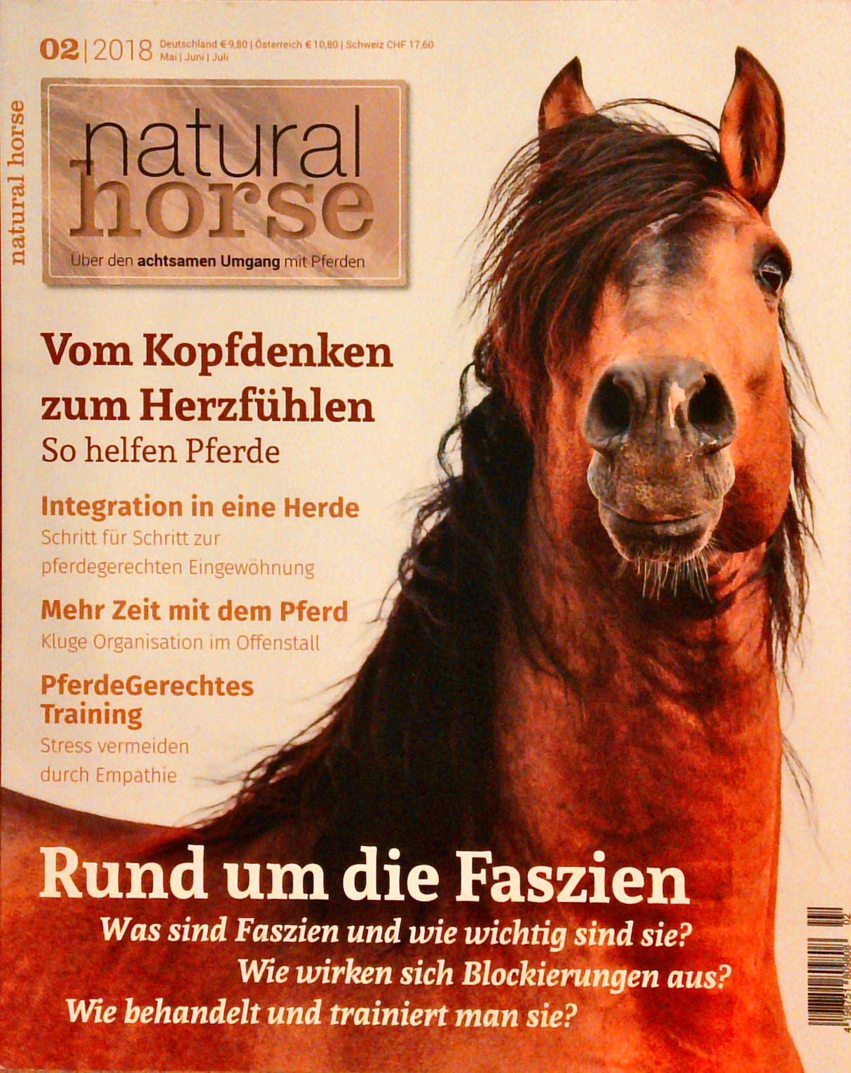 Natural Horse. Über den achtsamen Umgang mit Pferden. 1. - 4. 2018 + SPEZIAL 2018. 5 Bände.