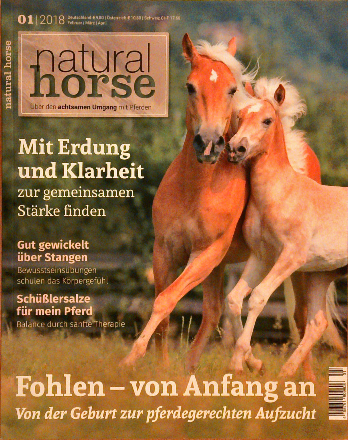 Natural Horse. Über den achtsamen Umgang mit Pferden. 1. - 4. 2018 + SPEZIAL 2018. 5 Bände.