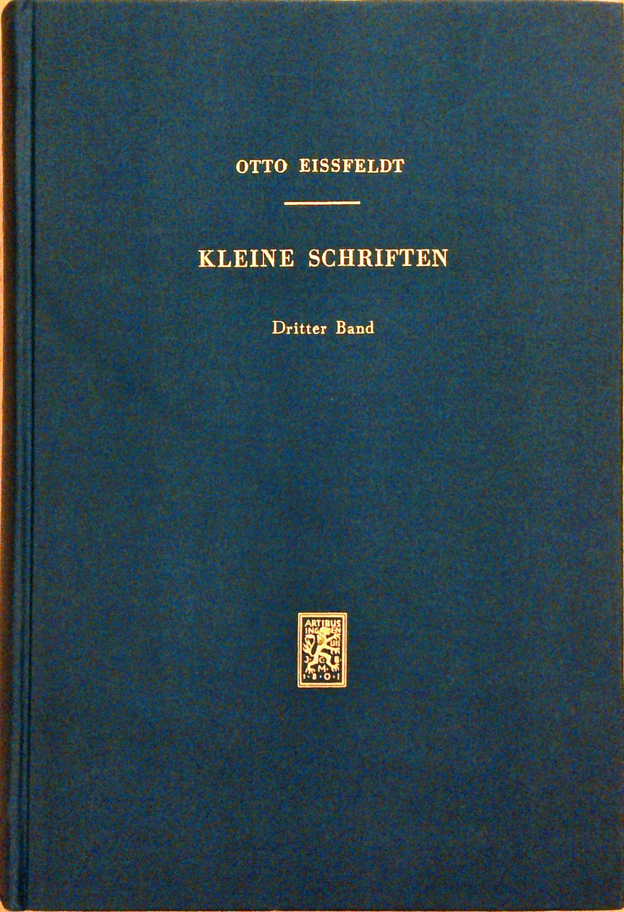 Kleine Schriften. Bände I - V