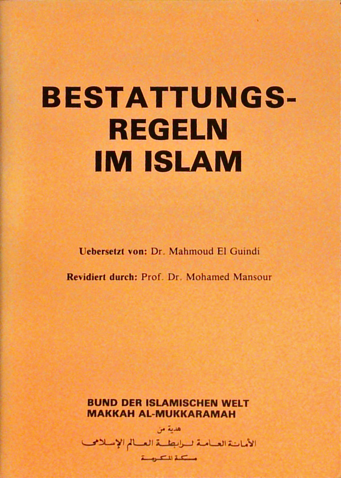 Bestattungsregeln im Islam
