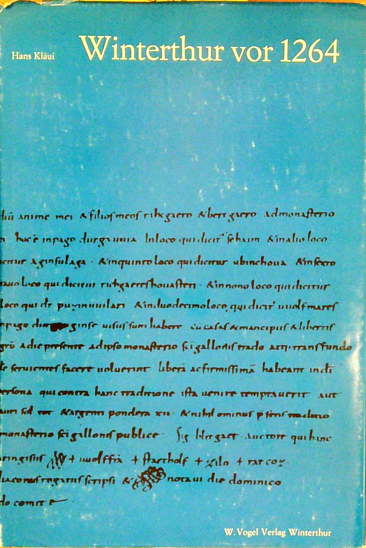 Winterthur vor 1264. Unsere Heimat im Kräftespiel des frühen und hohen Mittelalters