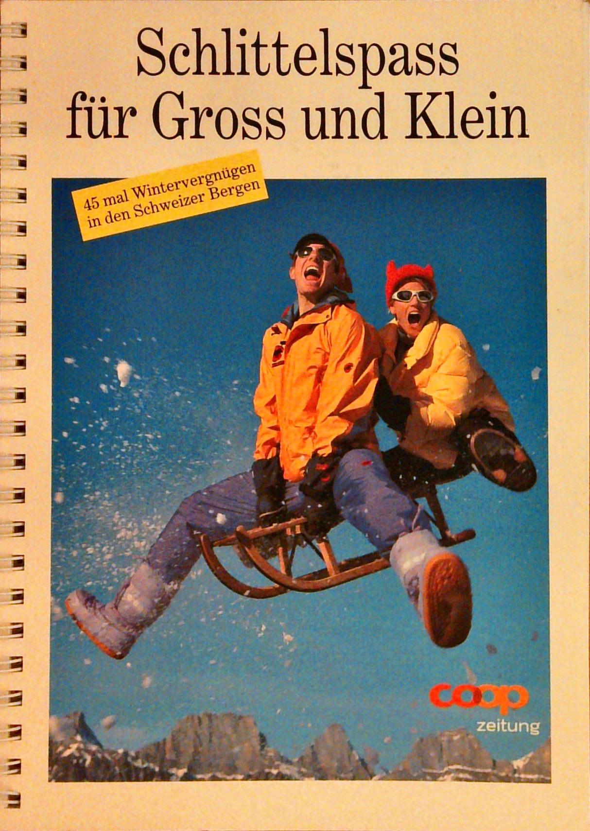 Schlittelspass für Gross und Klein: 45 mal Wintervergnügen in den Schweizer Bergen