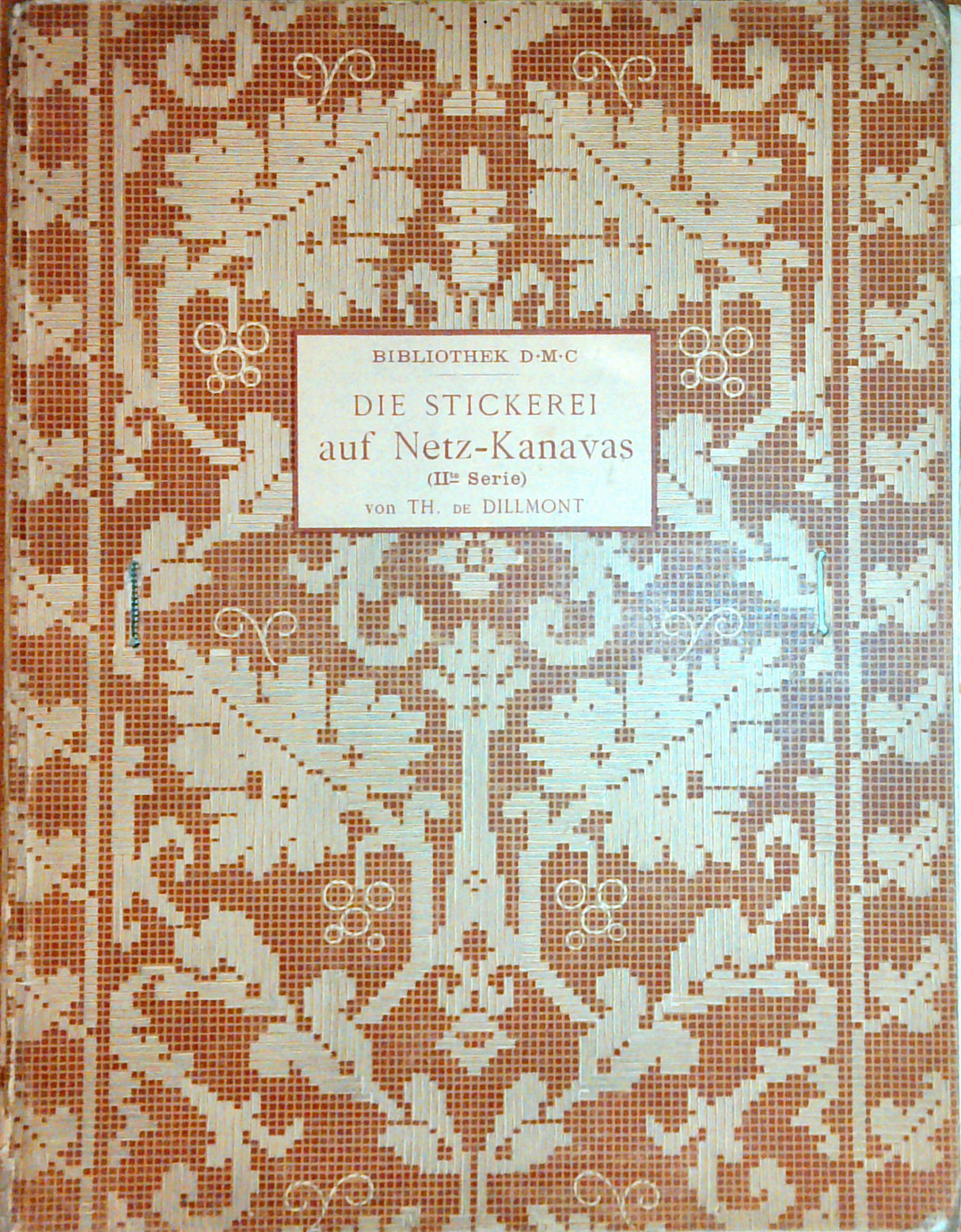 Die Stickerei auf Netz-Kanavas