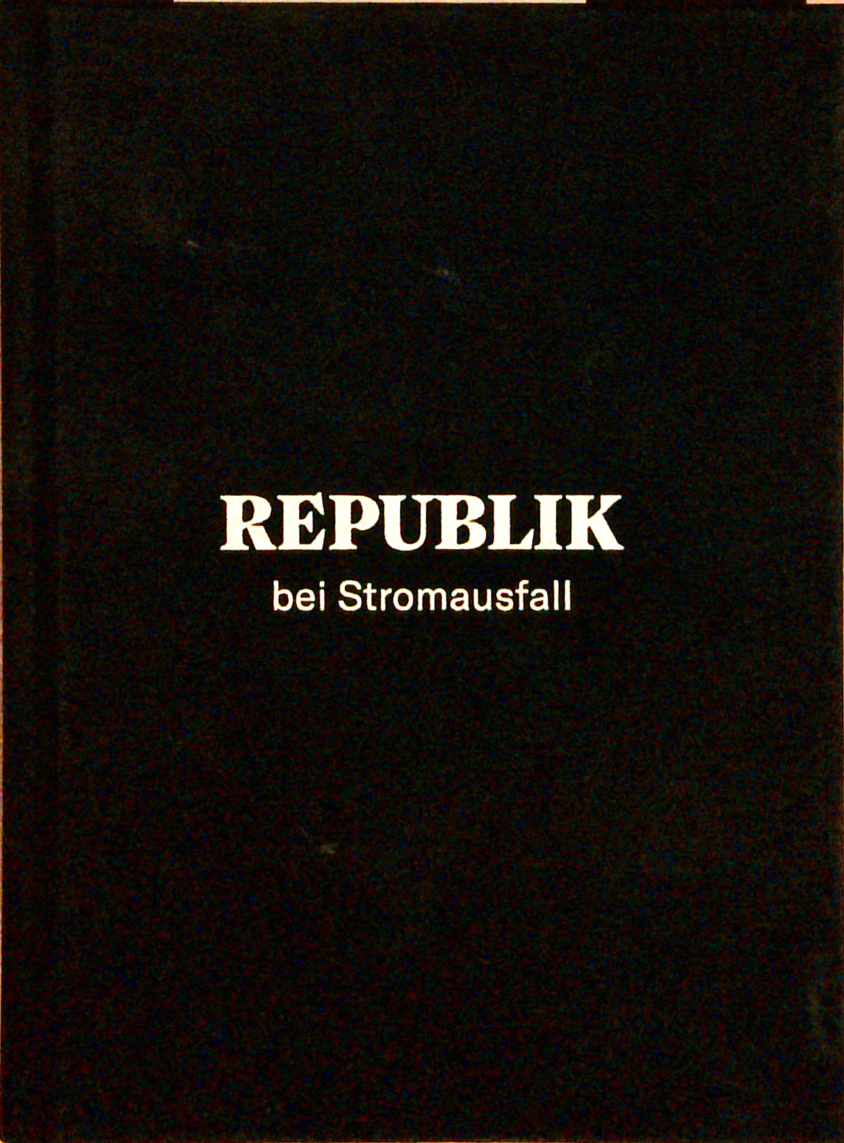 Republik bei Stromausfall.