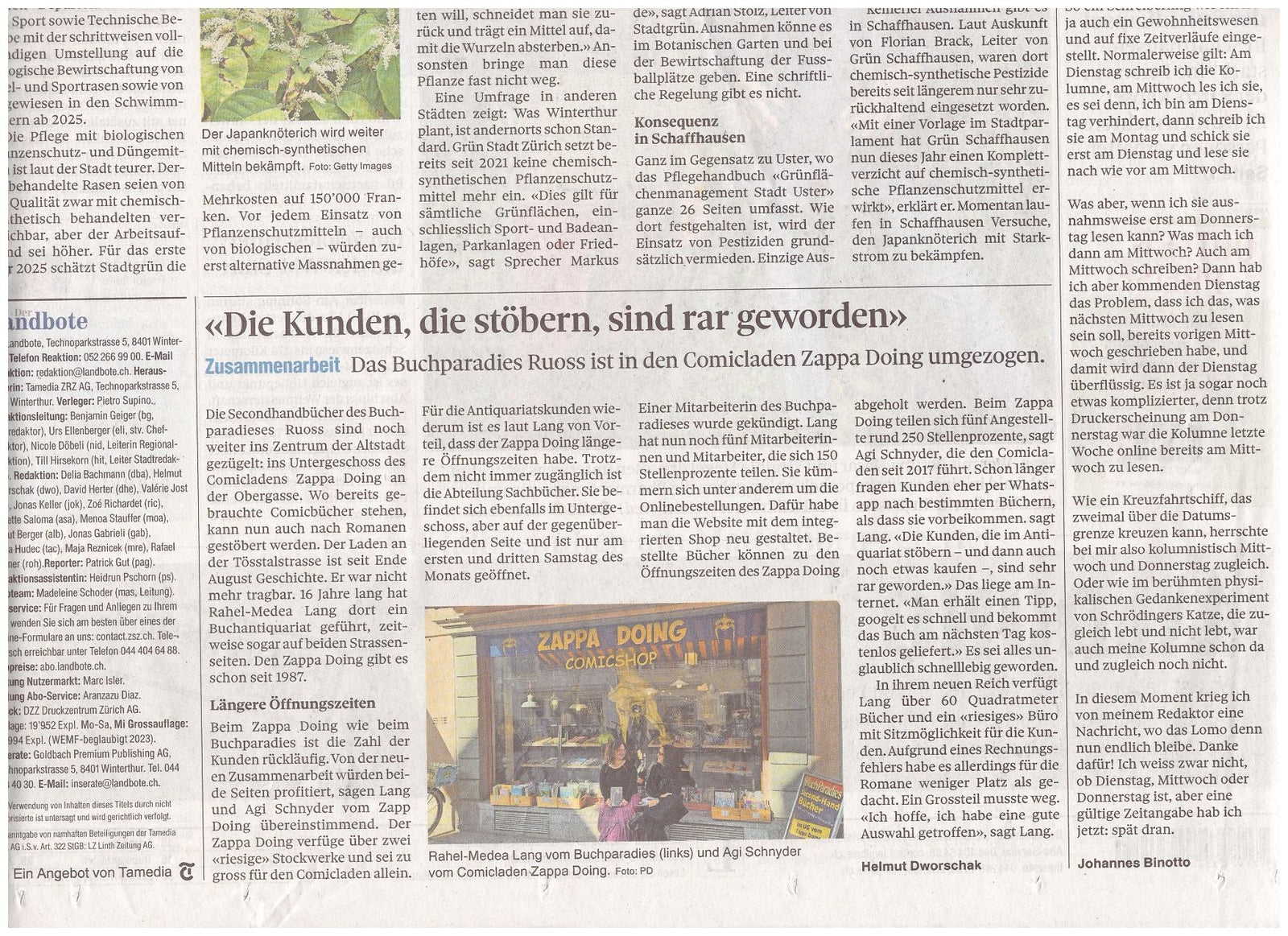 Die Kunden, die stöbern, sind rar geworden