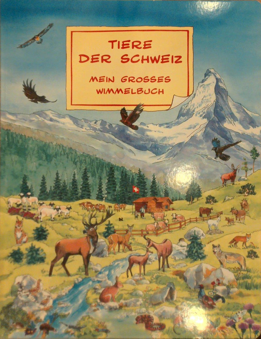 Tiere der Schweiz : mein grosses Wimmelbuch.