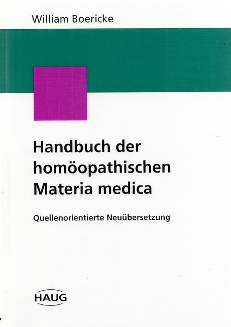 Handbuch der homöopathischen Materia medica. Quellenorientierte Neuübersetzung cover image