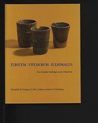 Turicum - Vitudurum - Iuliomagus: Zürich, Winterthur und Schleitheim - drei römische Siedlungen in der Ostschweiz cover image