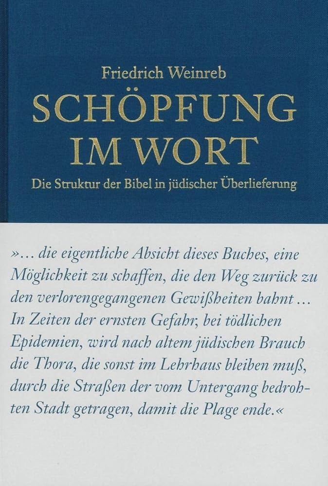 Schöpfung im Wort: Die Struktur der Bibel in jüdischer Überlieferung cover image