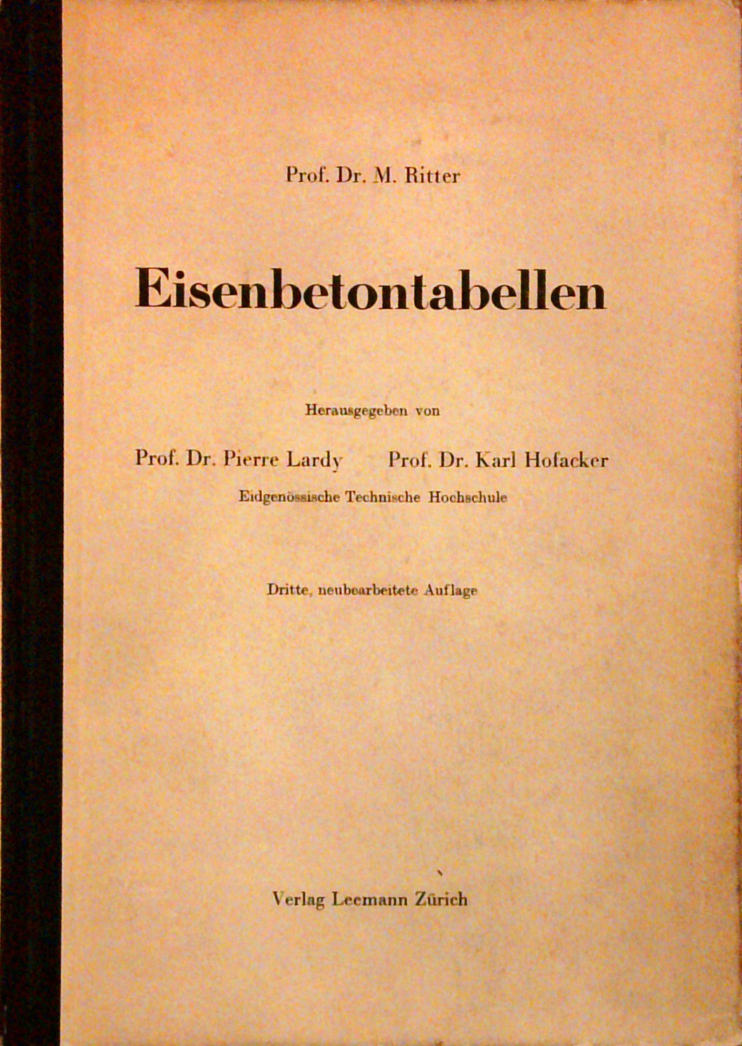 Eisenbetontabellen