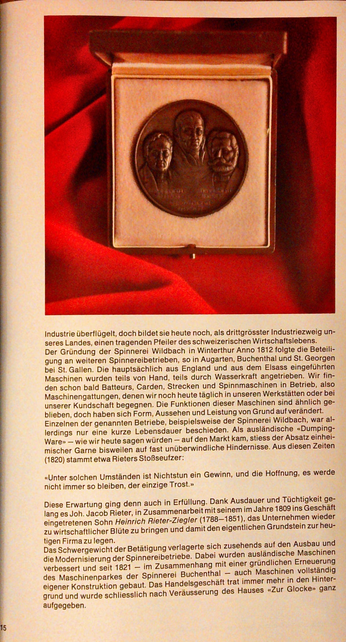 Rieter 1795-1970. Sonderausgabe