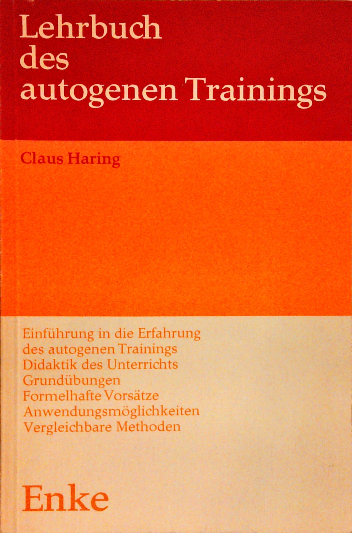 Lehrbuch des autogenen Trainings