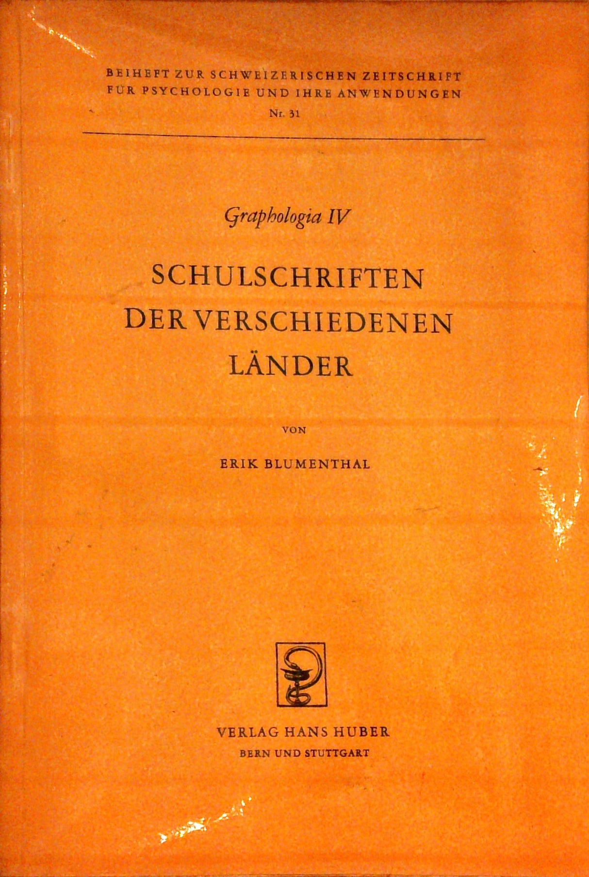 Schulschriften der verschiedenen Länder. Graphologia IV.