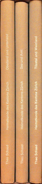 Heimatkunde des Kantons Zürich. Teile 1 - 3.