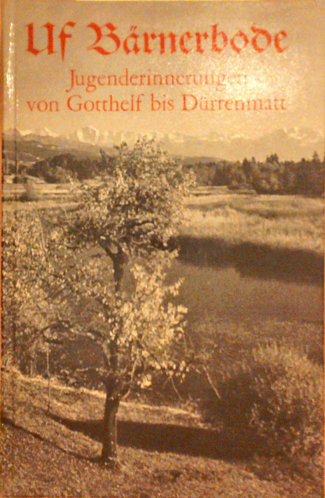 Uf Bärnerbode. Jugenderinnerungen von Gotthelf bis Dürrenmatt.
