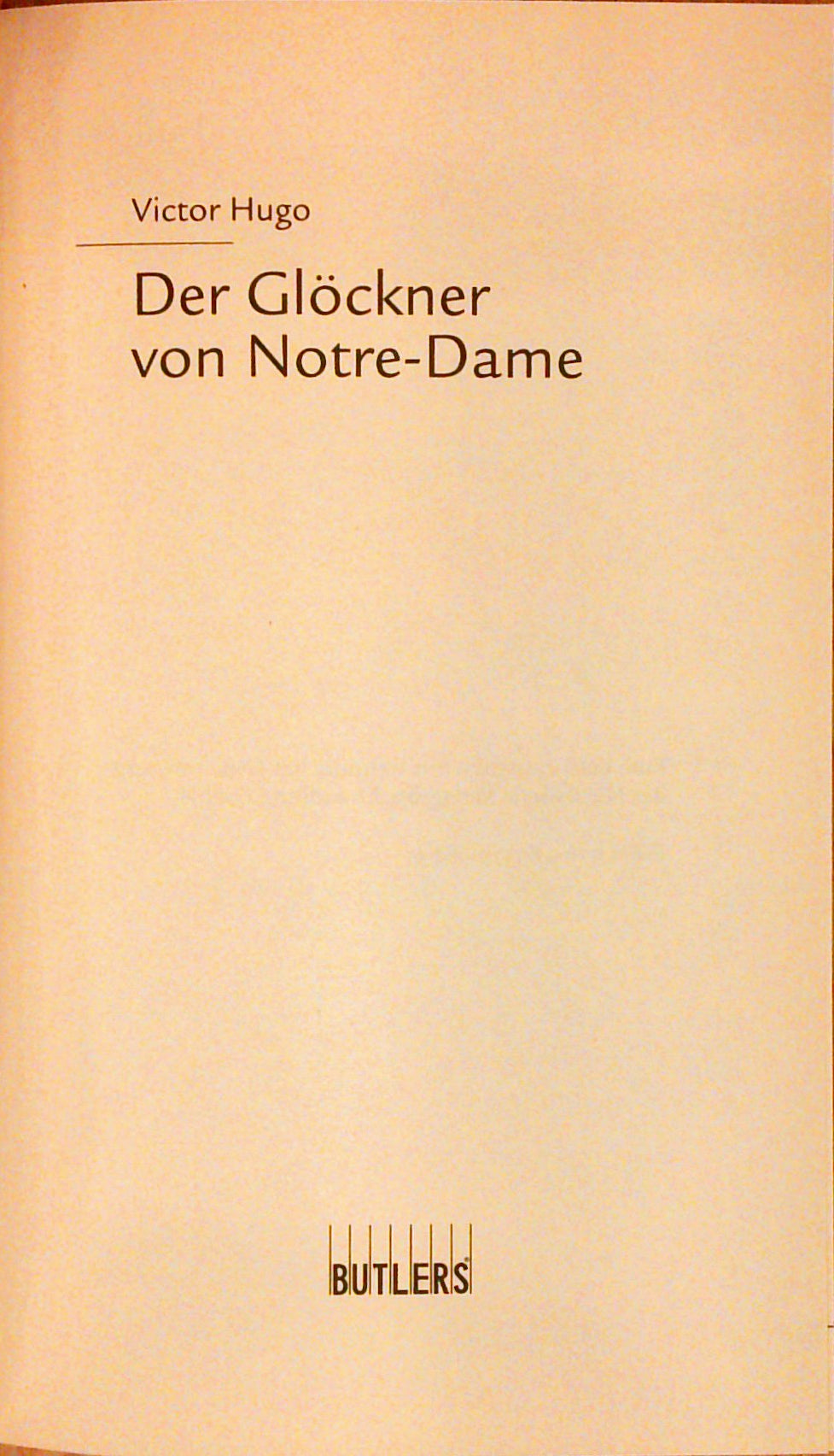 Der Glöckner von Notre-Dame