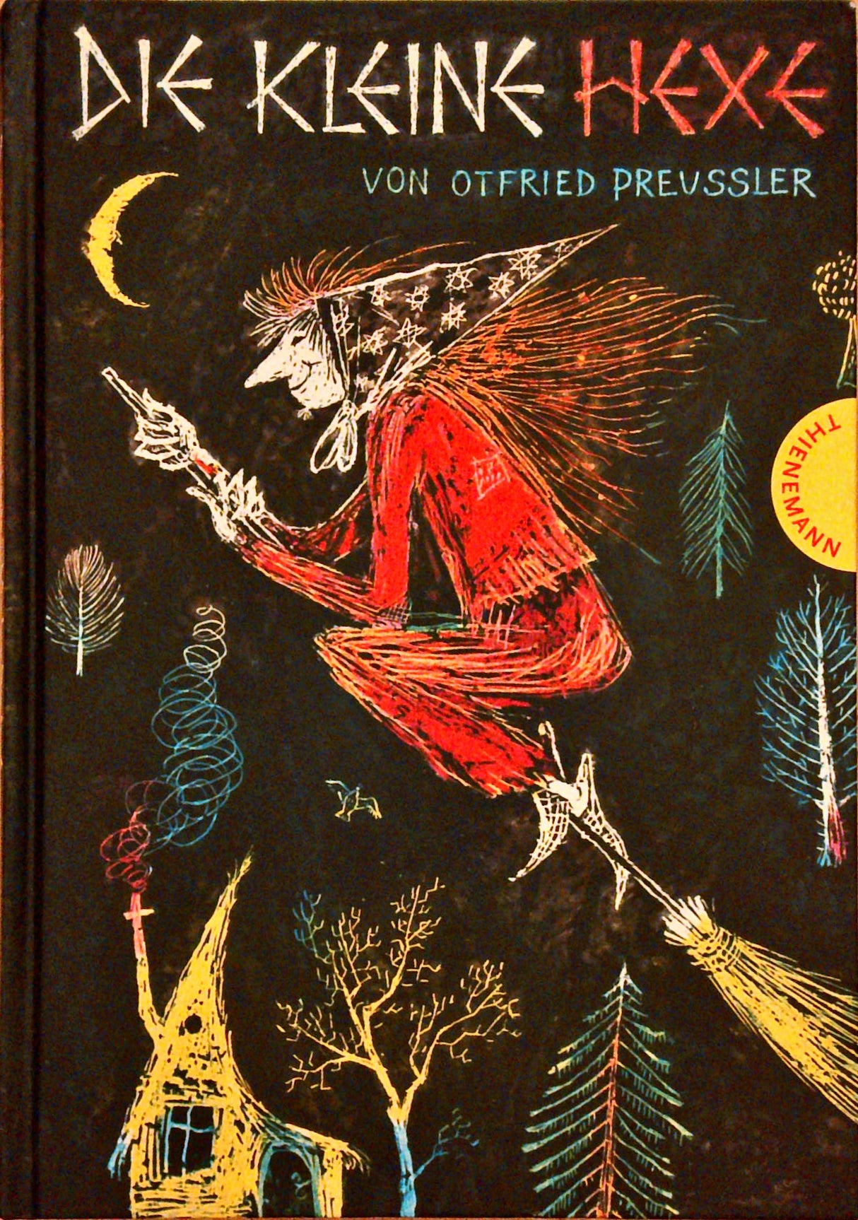Die kleine Hexe: Die kleine Hexe: Kinderbuch-Klassiker ab 6, gebundene Ausgabe schwarz-weiß illustriert