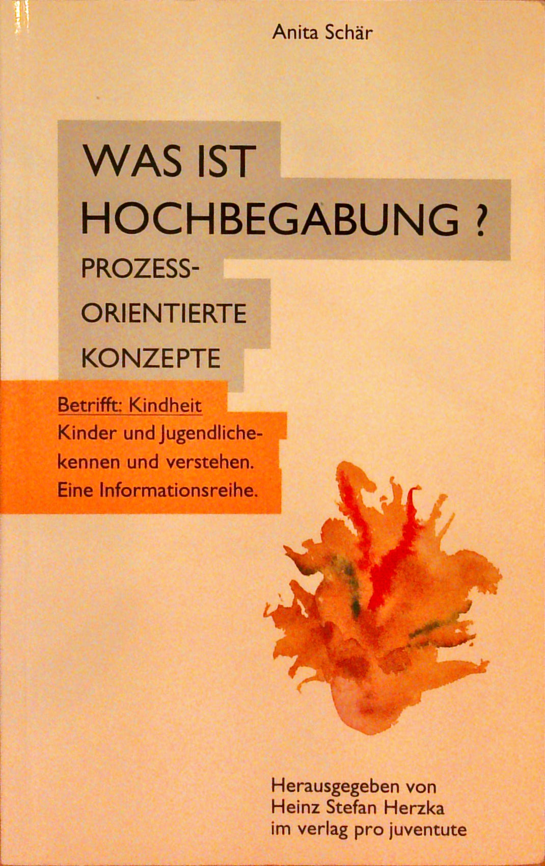Was ist Hochbegabung?: Prozessorientierte Konzepte (Reihe "Betrifft Kindheit")