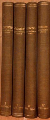 Johann Caspar Lavaters ausgewählte Werke