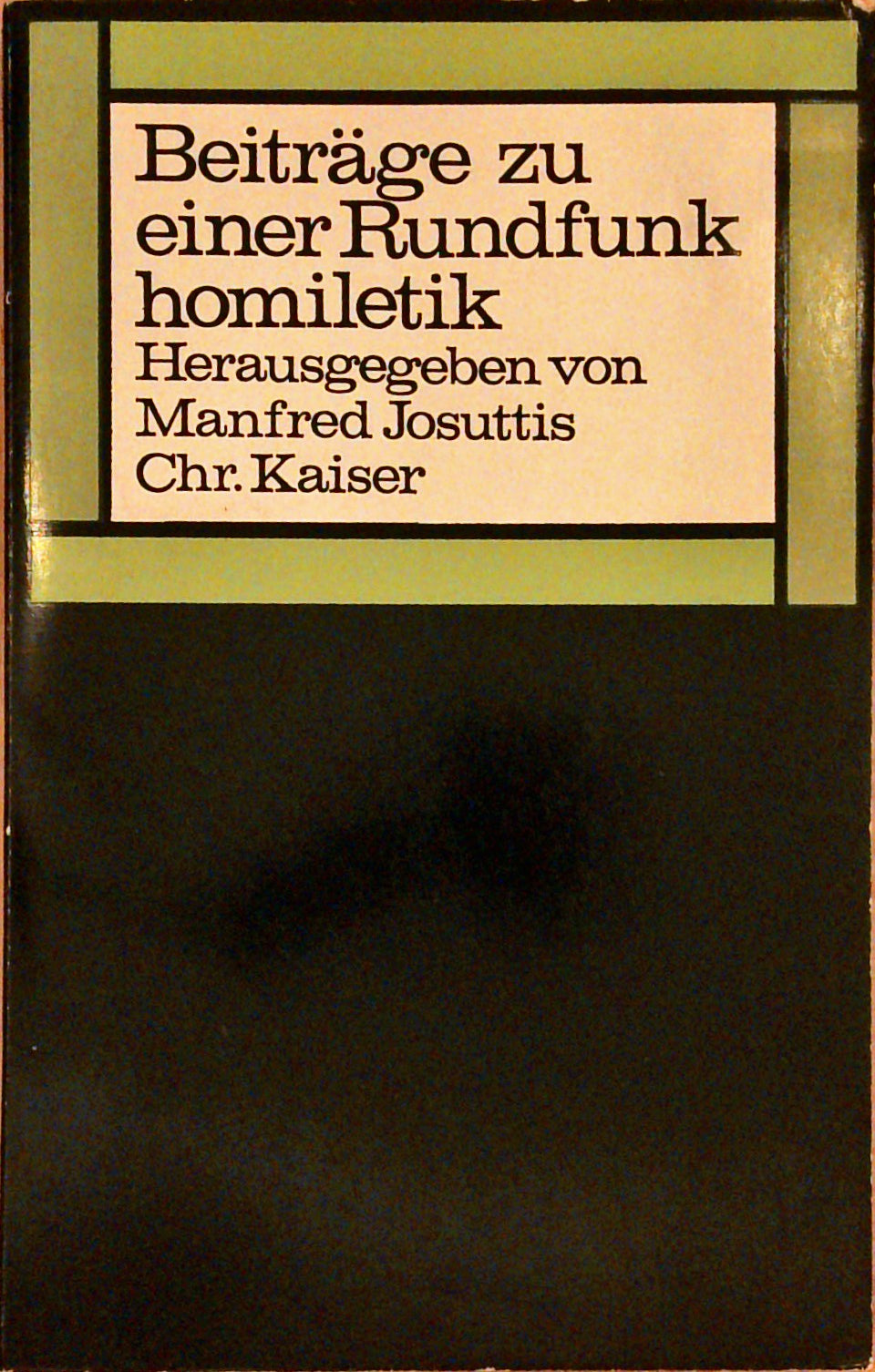 Beiträge zu einer Rundfunk homiletik