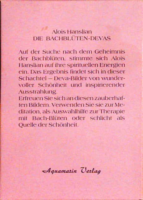 Die Bachblüten-Devas. 40 Karten