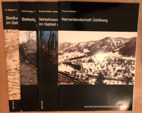 Konvolut Üetliberg - 17 Hefte, 16 x Stiftung für die Erforschung des Üetlibergs, davon 5 Hefte vergriffen