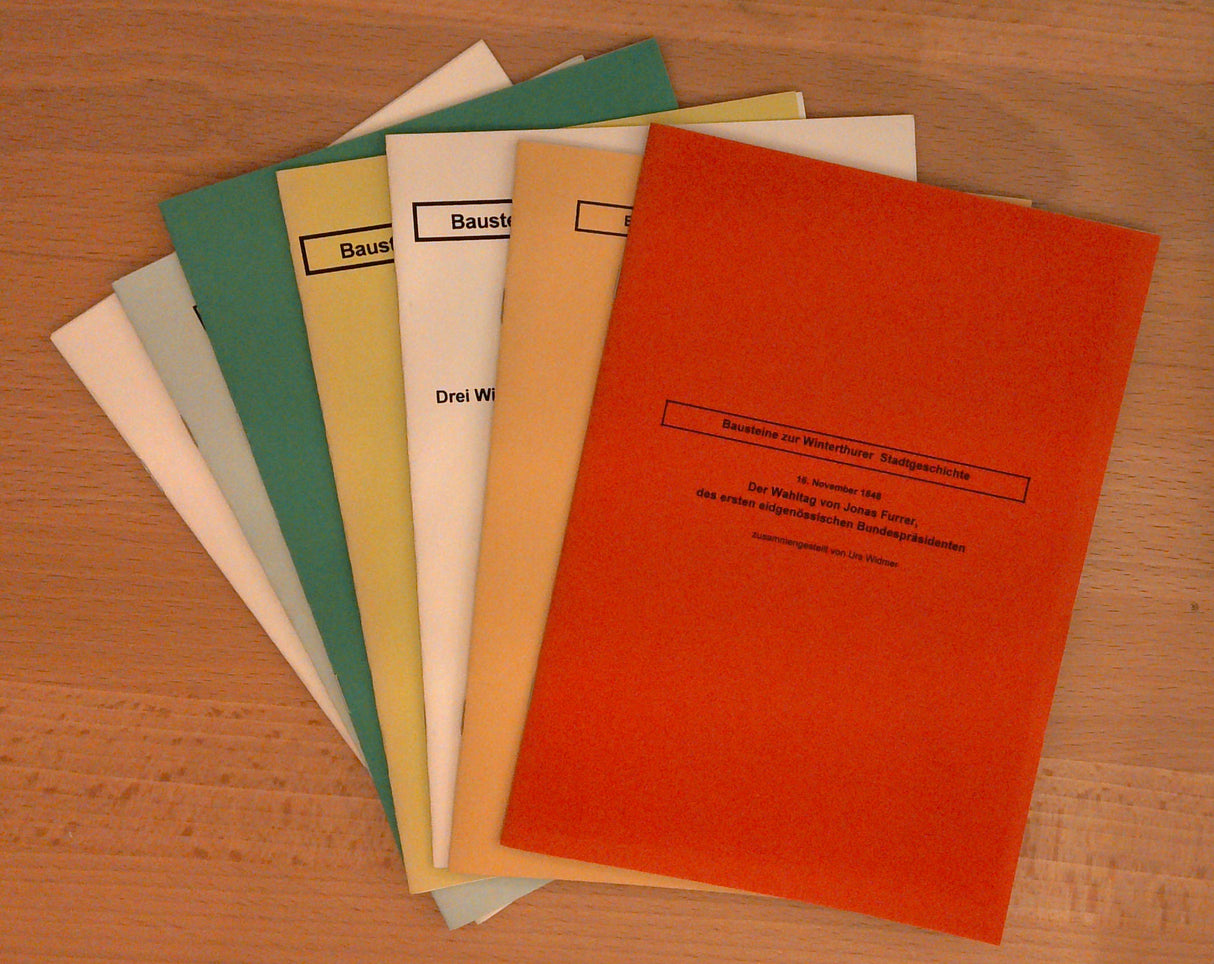 Konvolut: Bausteine Winterthurer Stadtgeschichte. 11 Hefte