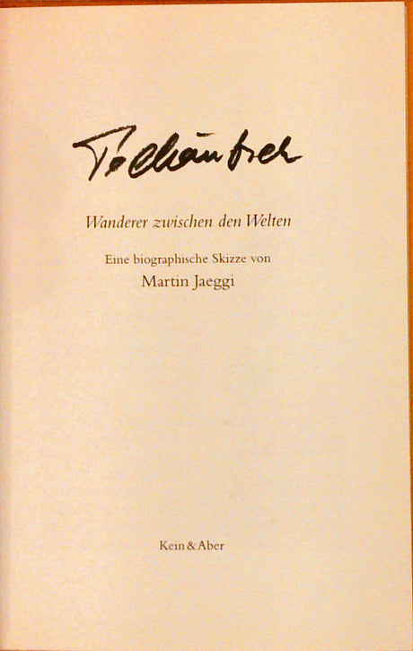 Tschöntsch : Wanderer zwischen den Welten. Eine biographische Skizze