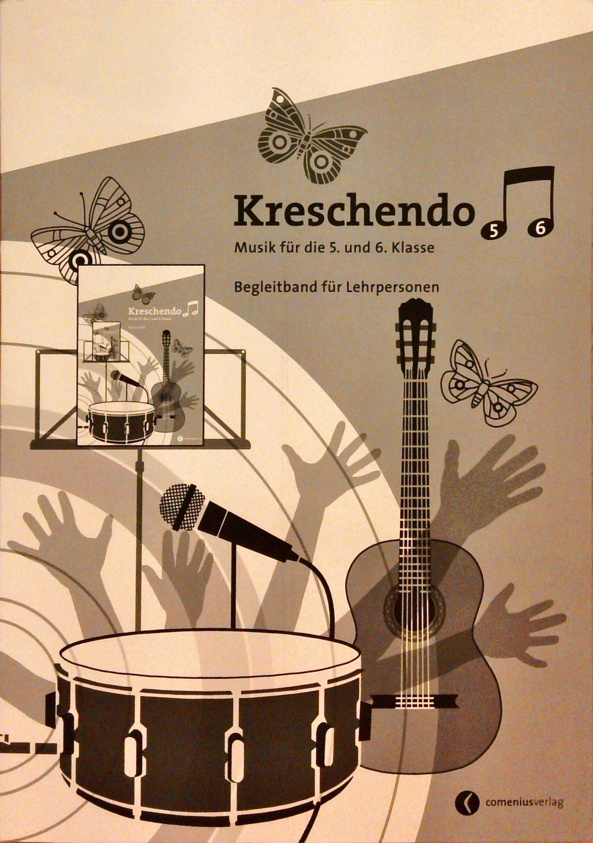 Kreschendo : Musik für die 5. und 6. Klasse. Begleitband für Lehrpersonen + Arbeitsheft + Audio-CD