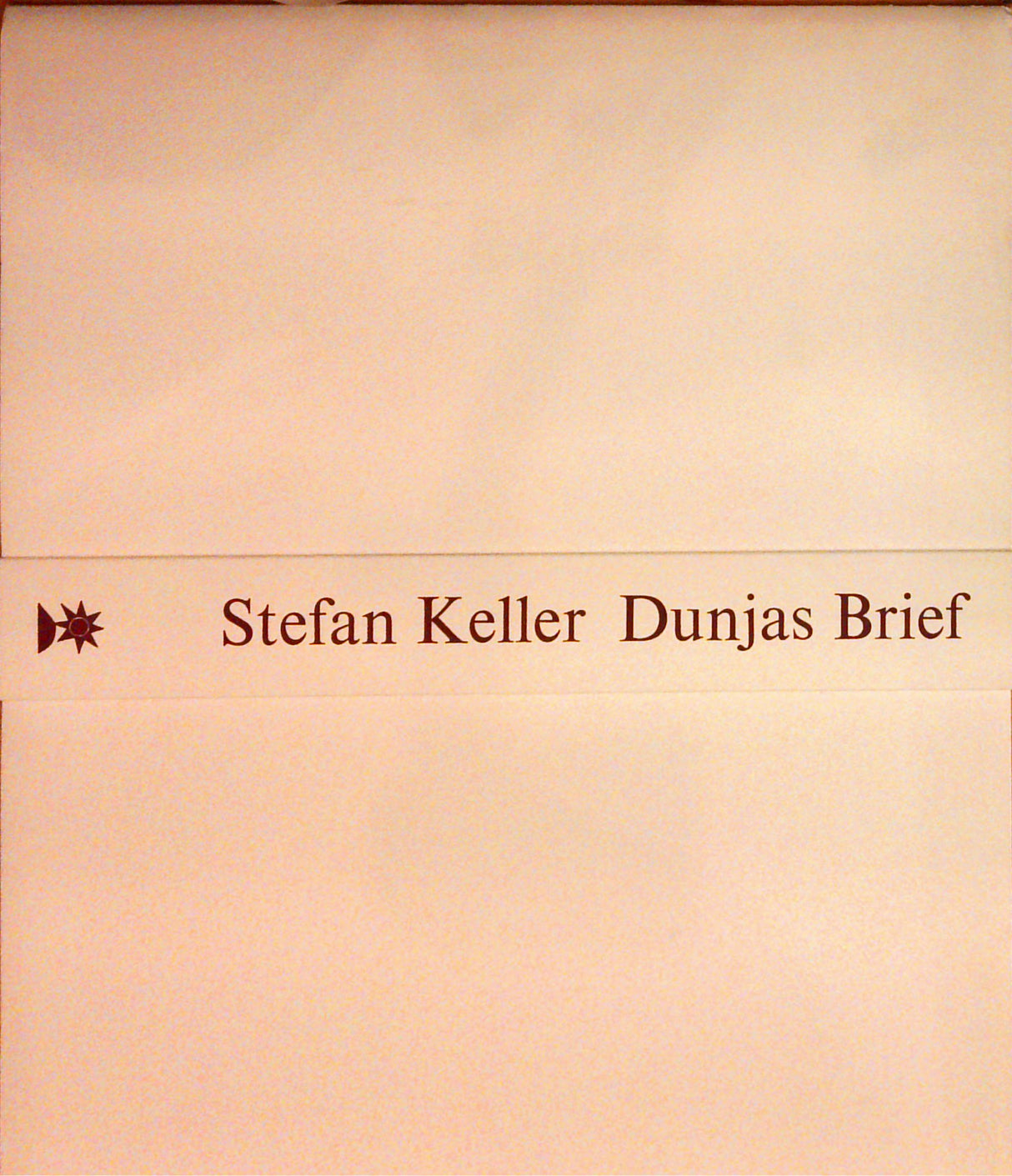 Dunjas Brief. Erzählung von Stefan Keller. Mit zwei Holzschnitten.