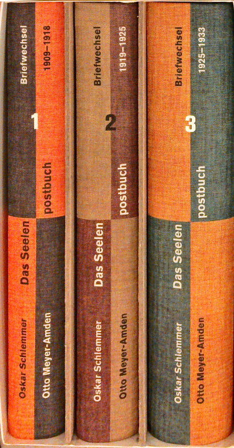 Das Seelenpostbuch.: Der Briefwechsel 1909-1933. 3 Bände