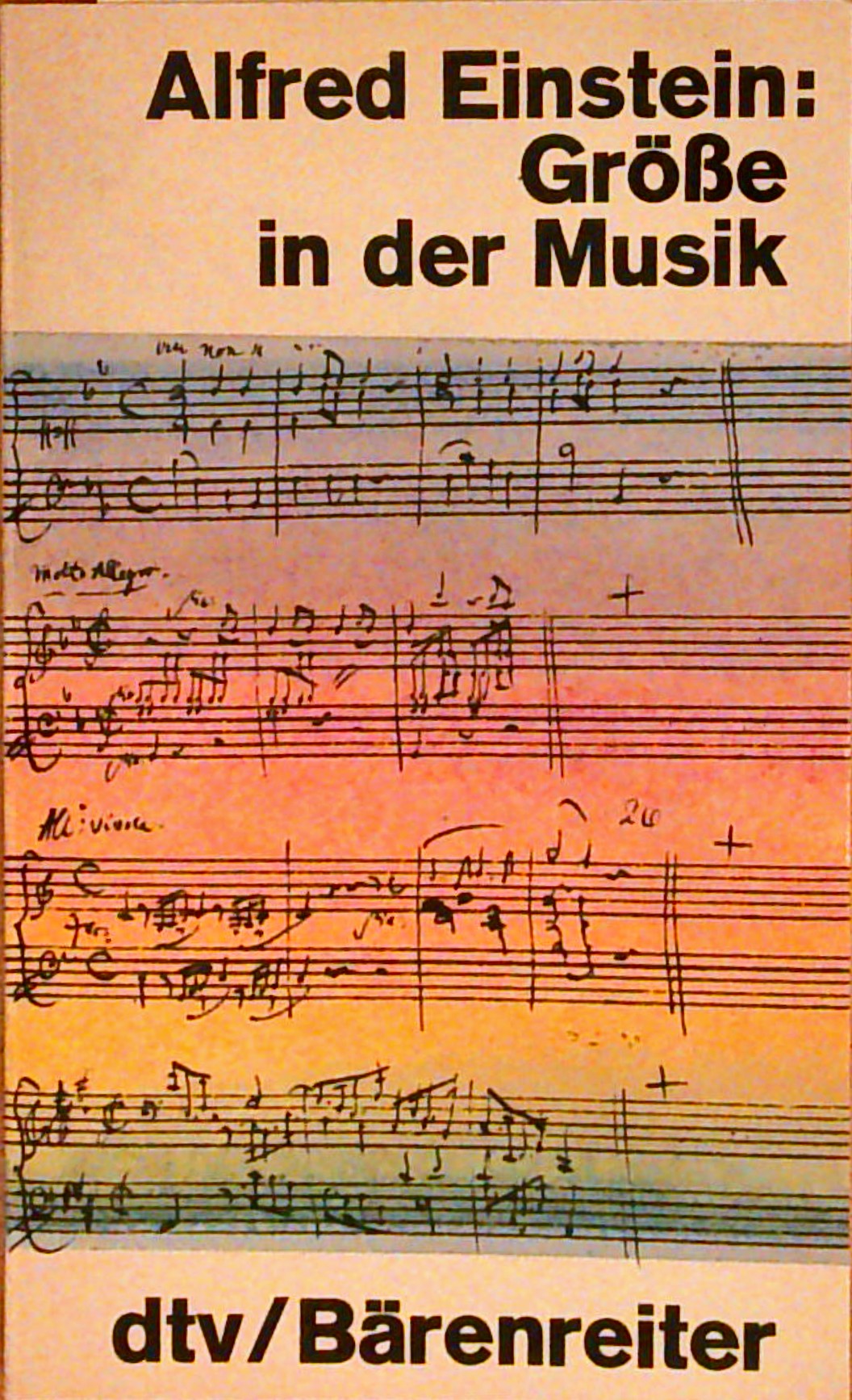 Grösse in der Musik.